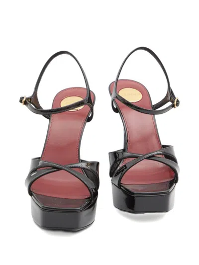 Saint Laurent 110mm Crossover Platform Sandals