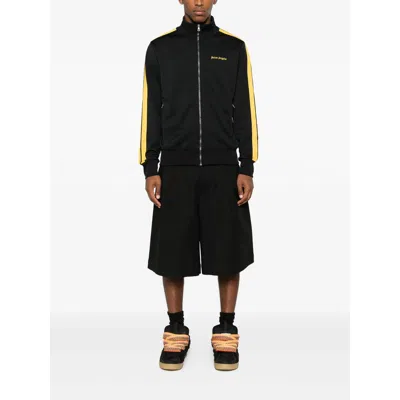 Palm Angels Track Sweatshirt Polyester Noir In Black