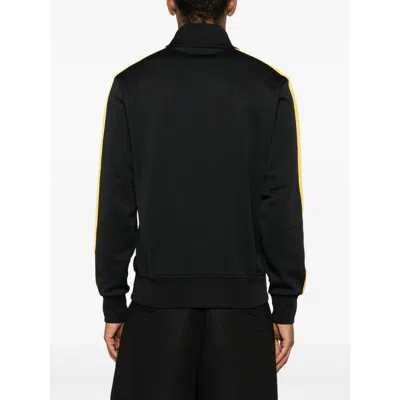 Palm Angels Track Sweatshirt Polyester Noir In Black