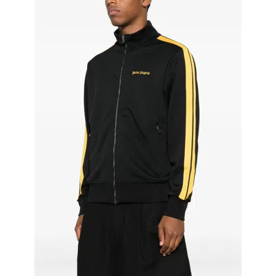 Palm Angels Track Sweatshirt Polyester Noir In Black
