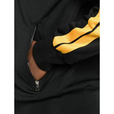 Palm Angels Track Sweatshirt Polyester Noir In Black