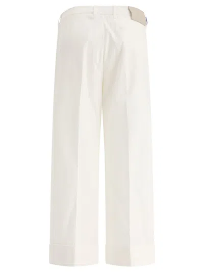 Jacob Cohen Belt-loop Casual Pants In White
