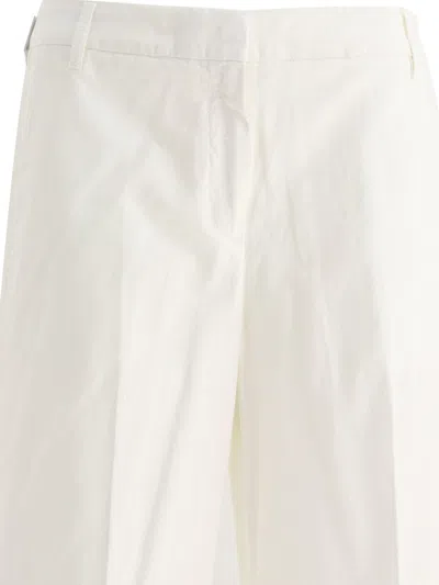 Jacob Cohen Belt-loop Casual Pants In White