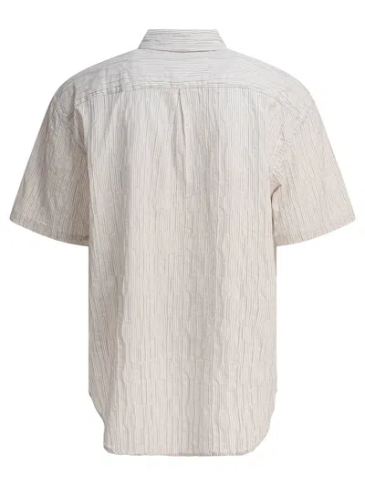 Stussy Wavy Stripe Shirt In Neutral