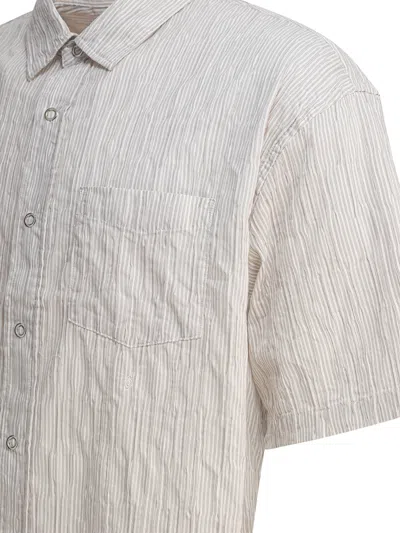 Stussy Wavy Stripe Shirt In Neutral