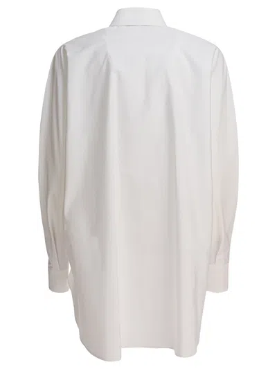 Givenchy Oversized Shirt In Poplin With Open Back