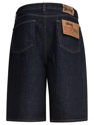 Stussy Big Ol Denim Shorts In Blue