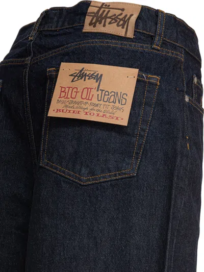 Stussy Big Ol Denim Shorts In Blue