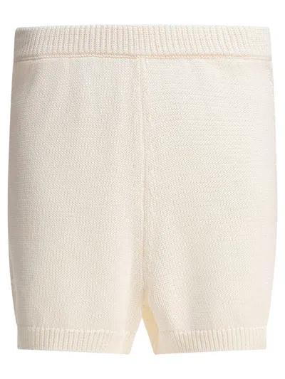 Loulou De Saison Cotton Crochet Shorts