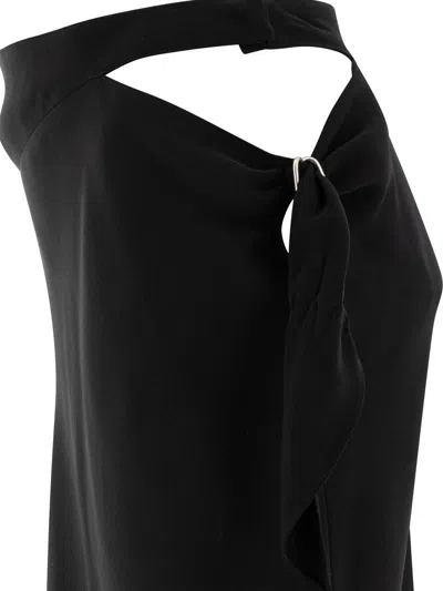 Courrèges Asymmetrical Midi Skirt