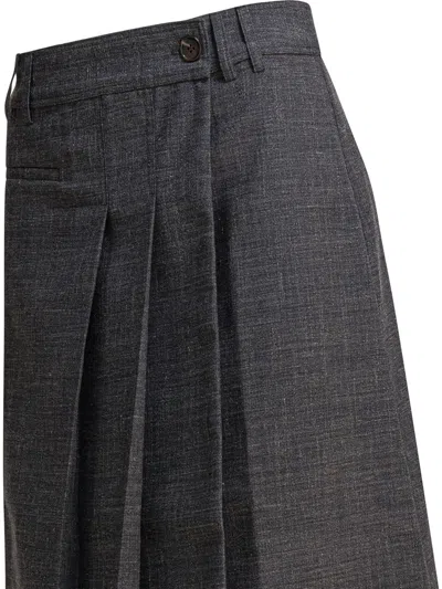Soeur High-waisted Midi Skirt Featuring Pockets