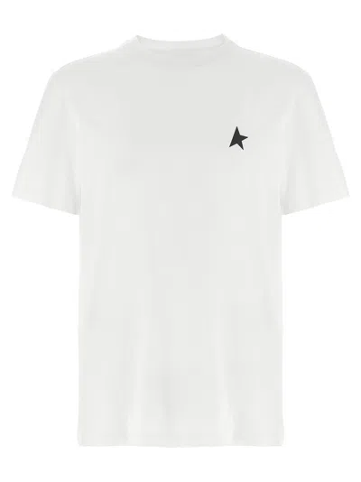 Golden Goose Regular-fit T-shirt With Minimalist Star Emblem In White