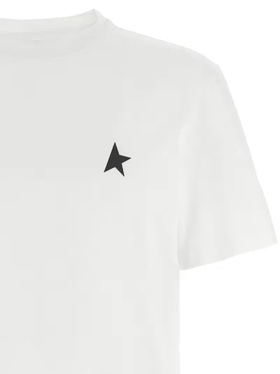 Golden Goose Regular-fit T-shirt With Minimalist Star Emblem In White