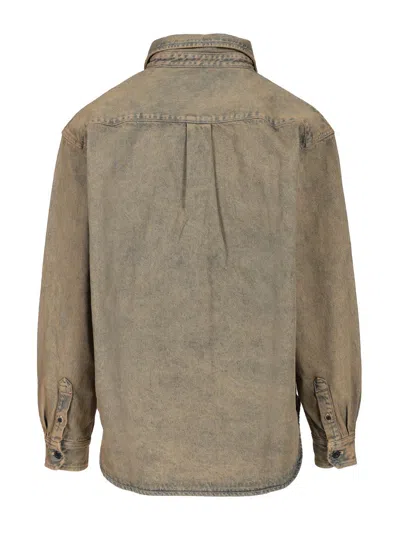 Carhartt Wip Mens Tigan Denim Shirt Jacket In Brown