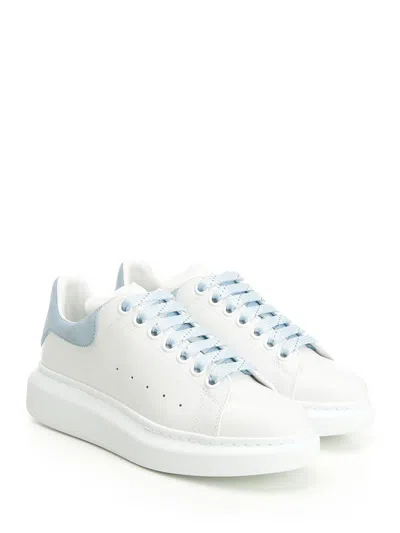 Alexander Mcqueen Oversized Leather Sneakers In White