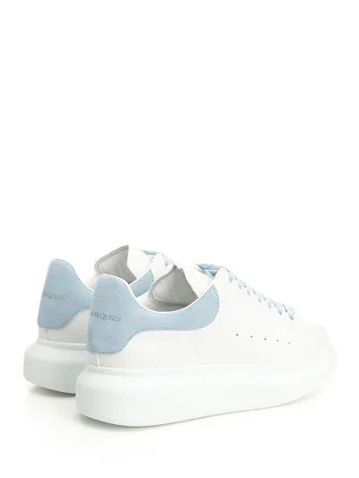 Alexander Mcqueen Oversized Leather Sneakers In White