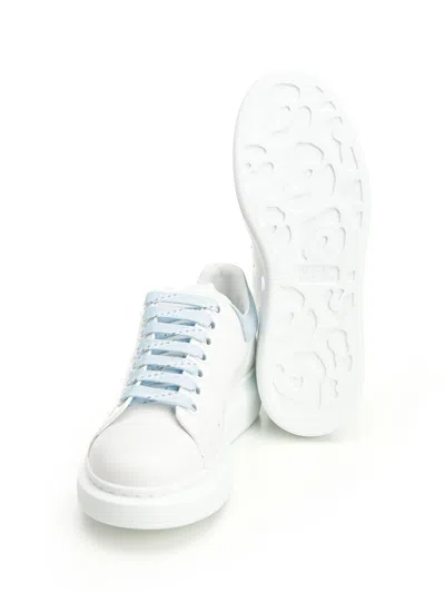 Alexander Mcqueen Oversized Leather Sneakers In White