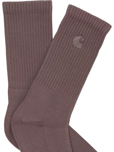 Carhartt Hudson Ankle Socks In Brown