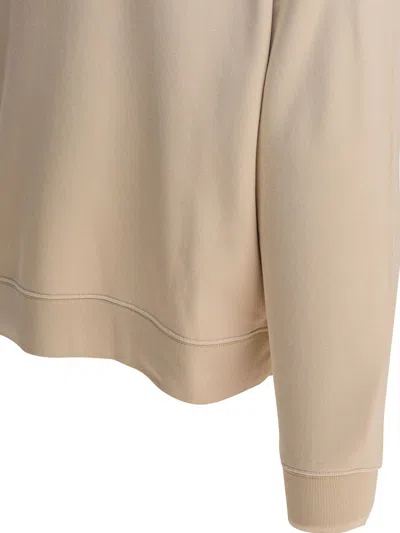 Jacquemus Logo Sweatshirt In Neutral