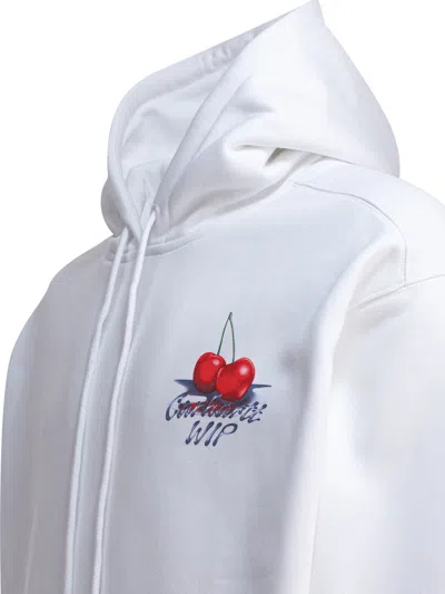 Carhartt Hooded Graphic Print Sweater With Front Pocket