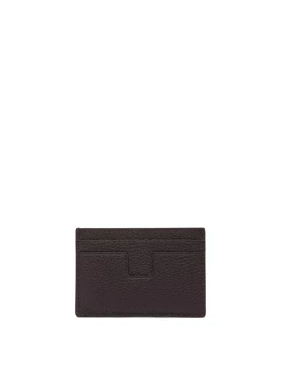 Tom Ford T Line Wallets & Card Holders Bordeaux