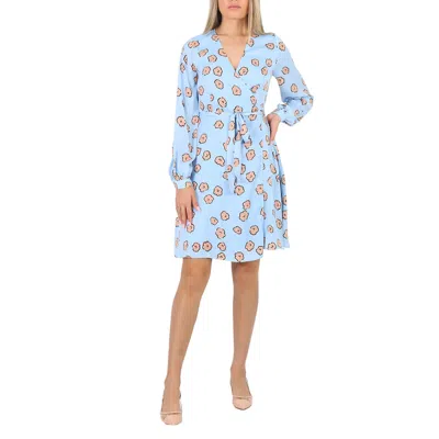 Essentiel Antwerp Essentiel Ladies Pink Renting Wrap Dress In Multi