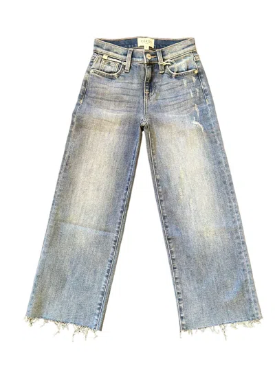 Ceros Women's Kristin High Rise Wide Leg Jeans In Malibu