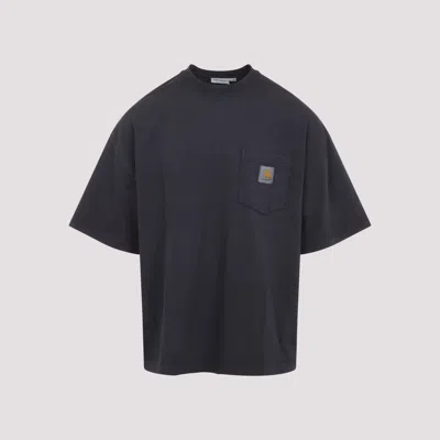 Carhartt Hudson Pocket Short-sleeved T-shirt In Black
