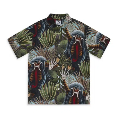 Endless Rangda Aloha Multicolored Button-down Shirt