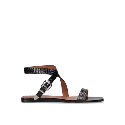 Paris Texas Lauren Croco Flat Women's Sandals