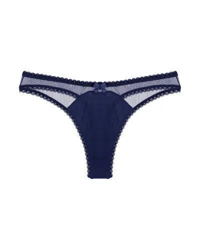 Journelle Women's Blue Victoire Thong Midnight