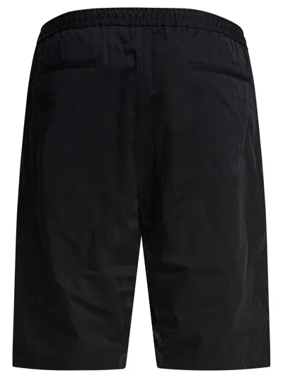 Daiwa Pier39 Pleated-details Shorts In Black