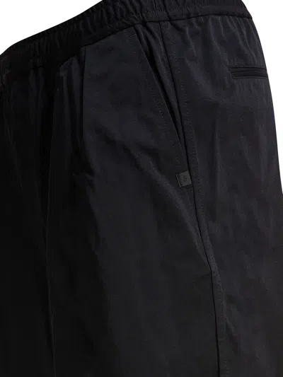Daiwa Pier39 Pleated-details Shorts In Black