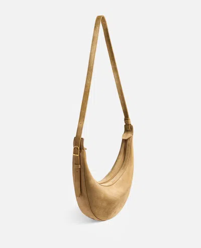 Khaite Augustina Small Suede Crossbody Bag