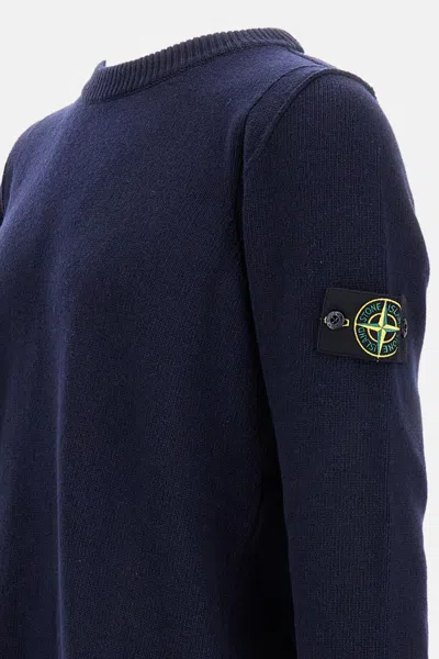 Stone Island Round-collar And Long-sleeved Sweater
