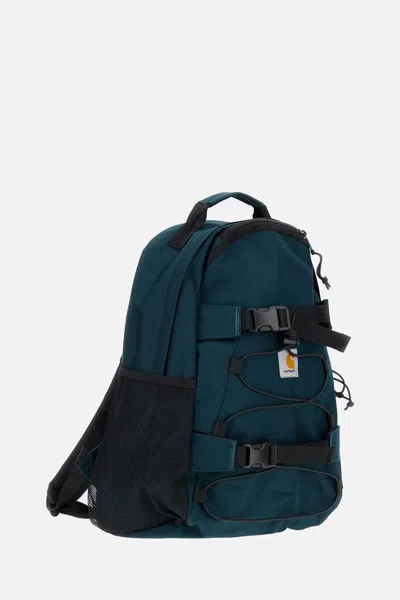 Carhartt Mens Deep Lagoon Kickflip Woven Backpack In Green