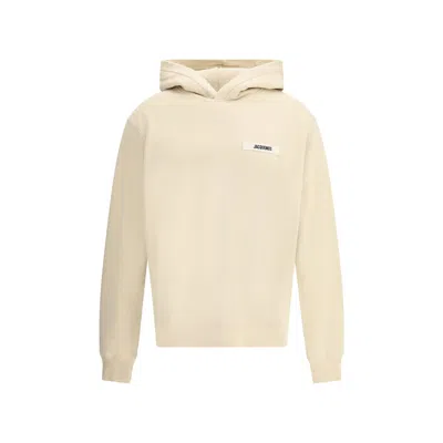 Jacquemus Logo Sweatshirt In Neutral