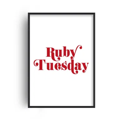 Fanclub Red Ruby Tuesday Giclée Art Print