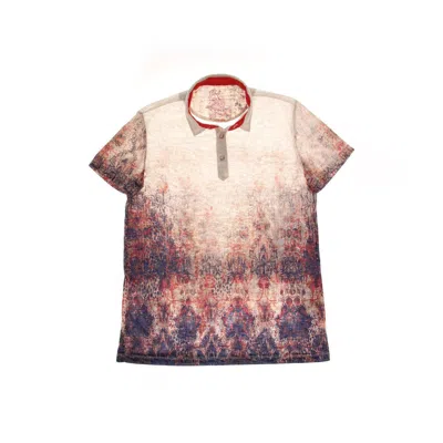 Eight X Men's Abstract Patterns Polo Shirt In Multi