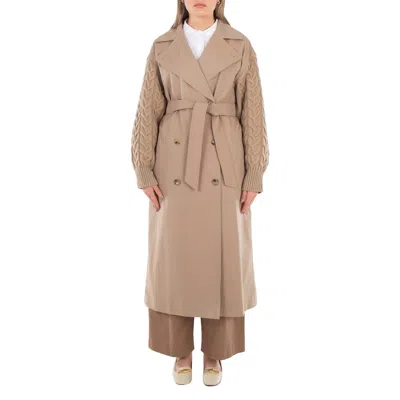 Max Mara Women's Gabardine Trench Coat In Neutral