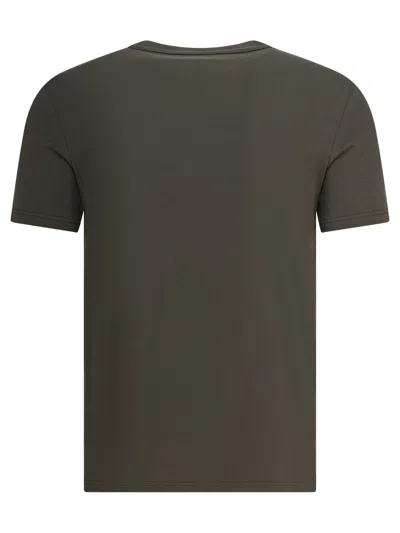 Tom Ford Basic Crewneck T-shirt In Brown