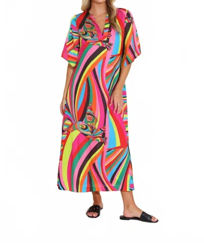 Alden Adair Delaney Dress In Sphynx In Multi