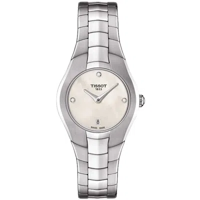 Tissot Women's T-round White Mop Dial Watch