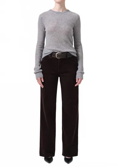 Citizen Of Humanity Annina 33" Corduroy Wide Leg In Clove