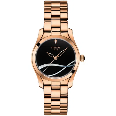 Tissot Women's T-wave T-lady Black Dial Watch