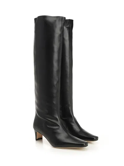 Staud Wally 50mm Knee-high Leather Boots