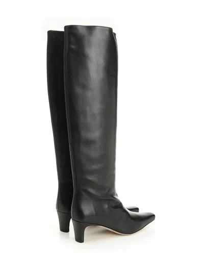 Staud Wally 50mm Knee-high Leather Boots