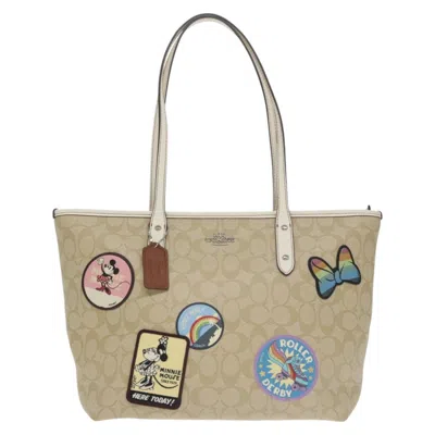 Pre-owned Coach Disney Collection Canvas Tote Bag ()