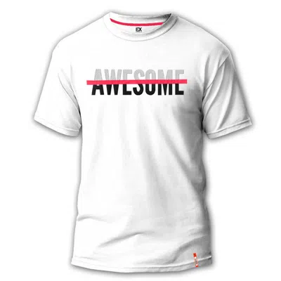 Eight X Men's Awesome  Street Silicone Textured T-shirt - White In White
