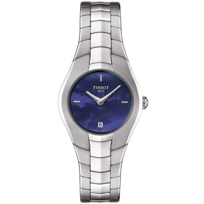 Tissot Women's T-round Blue Mop Dial Watch